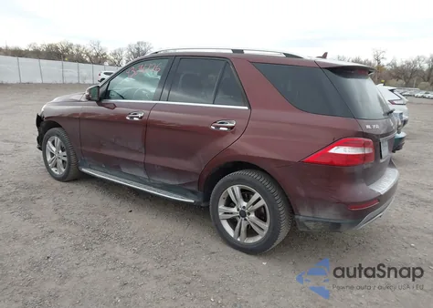 2015 Mercedes-Benz Ml 350 4Matic from USA, damaged, VIN 4JGDA5HB4FA509203